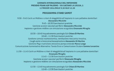 12 MAGGIO – GIORNATA INTERNAZIONALE DELL’INFERMIERE: LO STAND DELLA SAMOT ALL’ASP E AL VIA DA QUI LA 3° EDIZIONE DEL GIRO D’ITALIA DELLE CPP